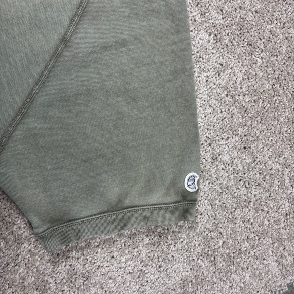 Champion Todd Snyder Mens XL Short Sleeve Sweatshirt Olive Green Raglan Cotton - Picture 7 of 7